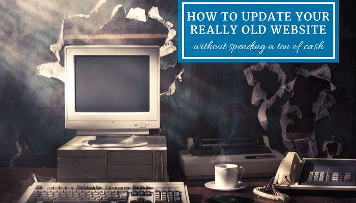 outdated web design