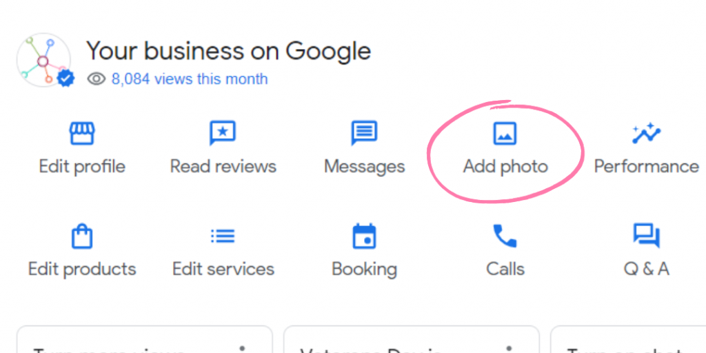 Adding A Photo To Business Profile