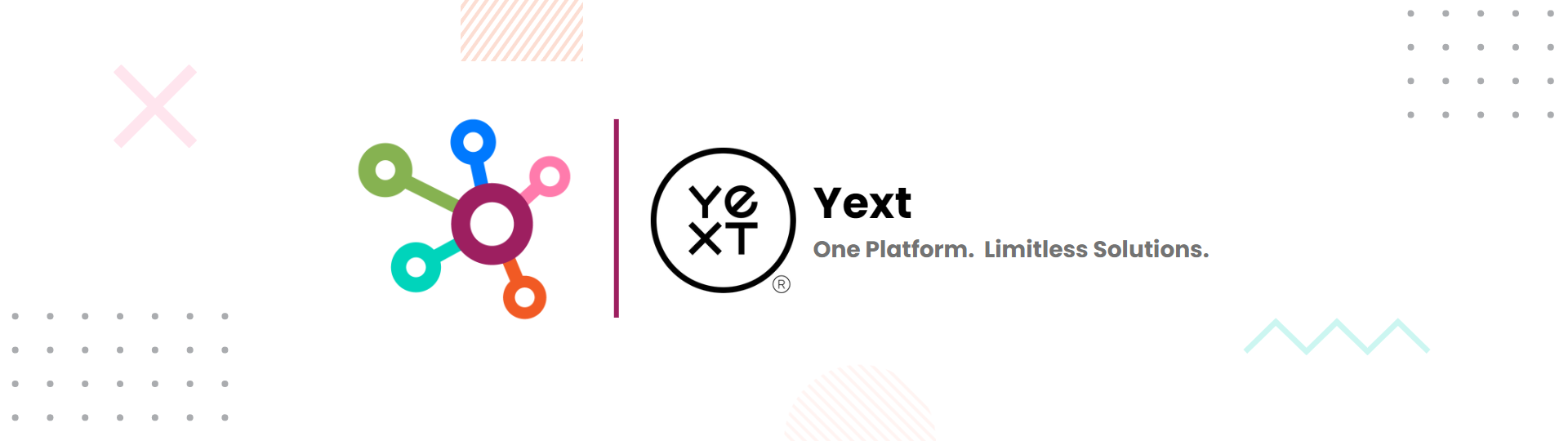 Graphic representing CyberMark and Yext partnership