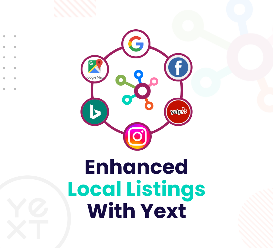 Graphic connecting local listings to CyberMark