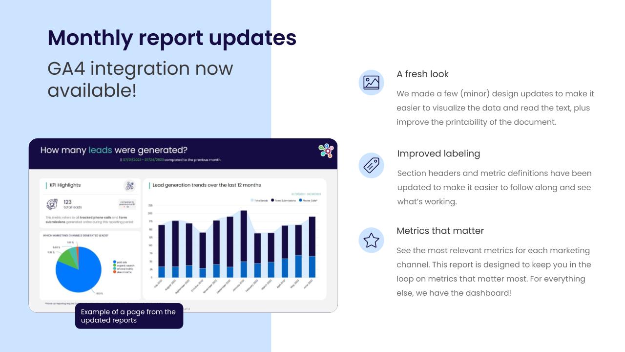 infographic of updates to CyberMark reporting