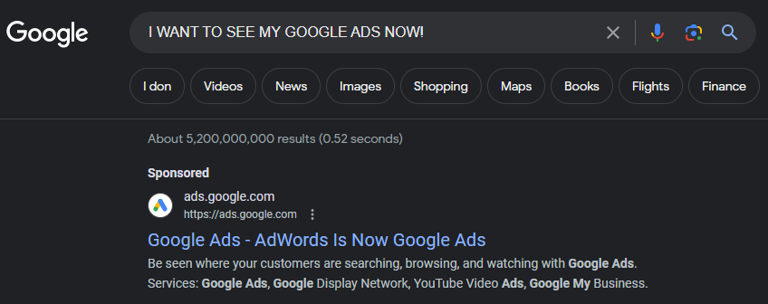 Google Ad Preview Tool Image
