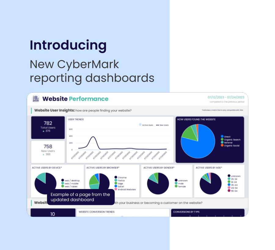 Introducing - CyberMark's New Reporting Dashboard
