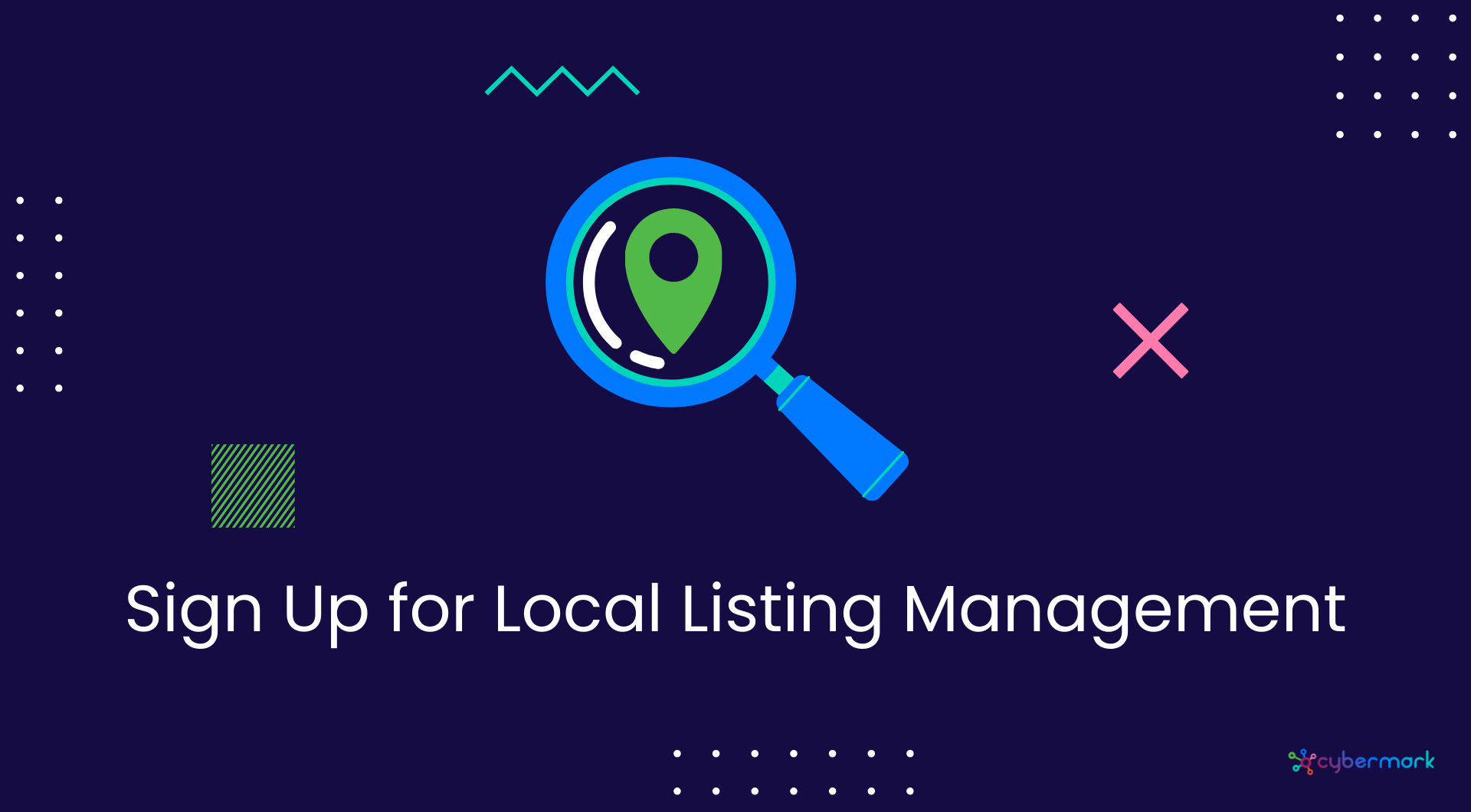 Sign up for local listing management with CyberMark