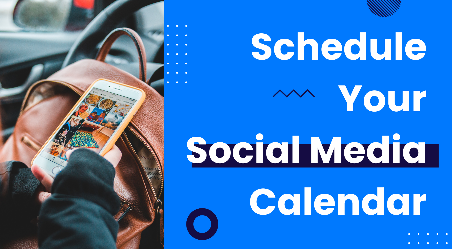 Schedule your social media content