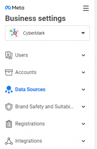 fb business settings