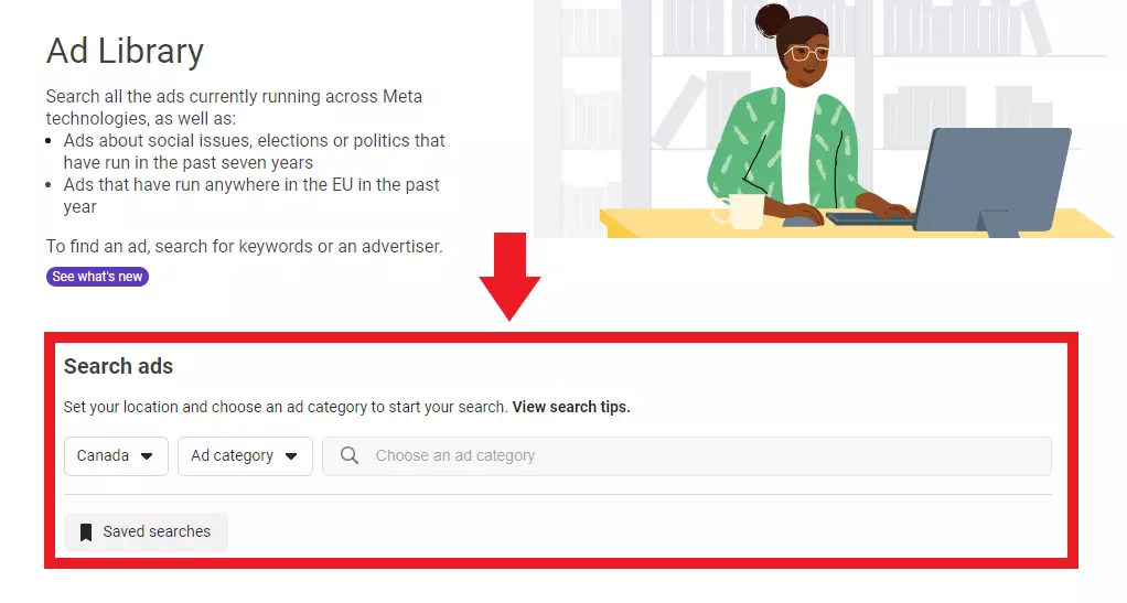 meta ad library