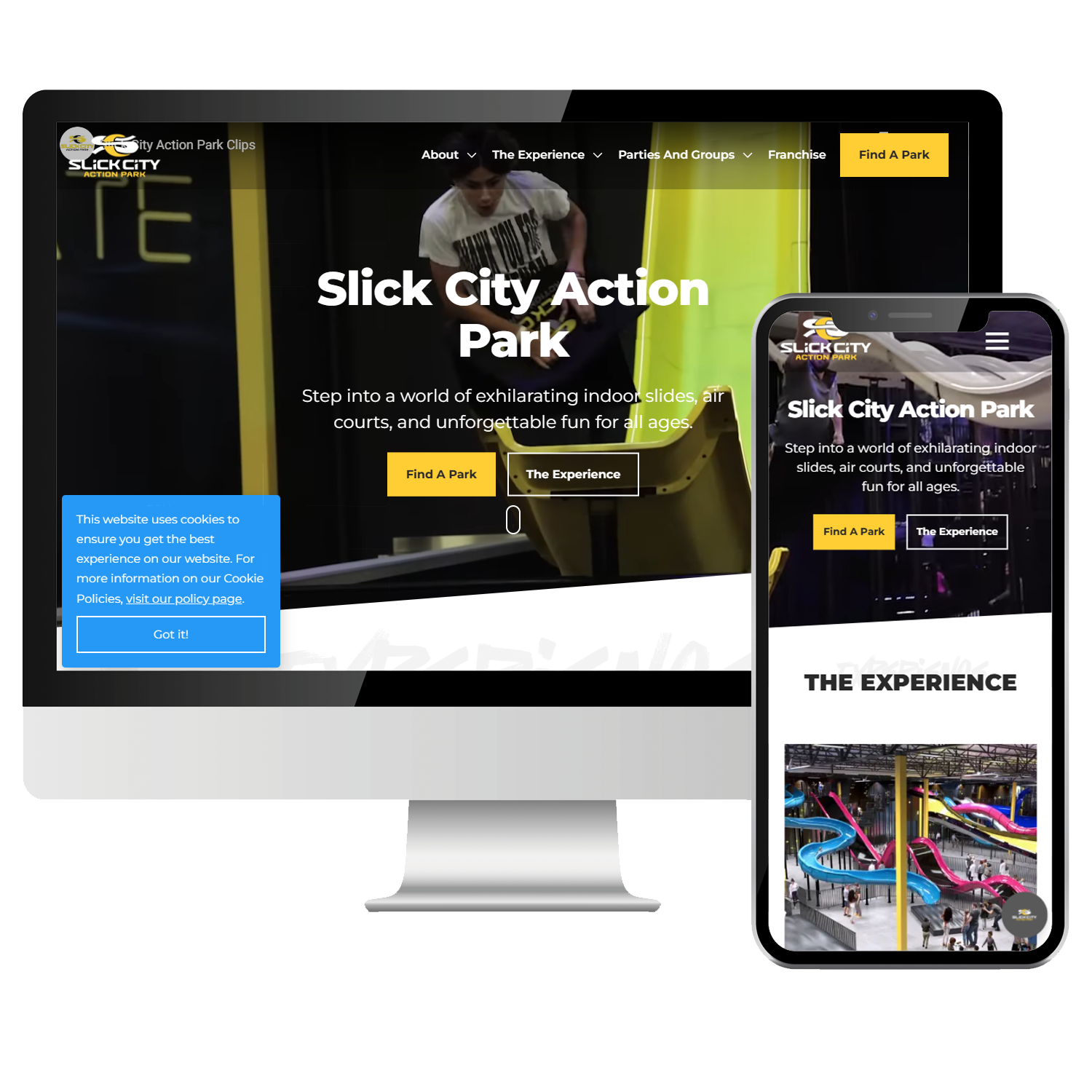 Slick City Responsive Website