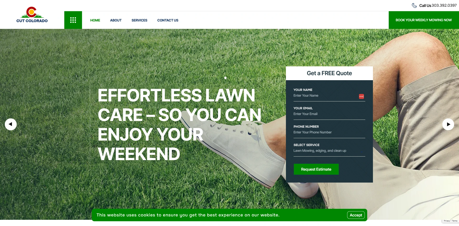 Cut Colorado Home Page Desktop