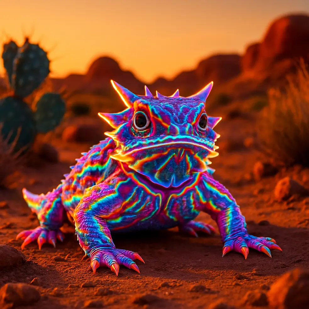 decorative image off a lizard