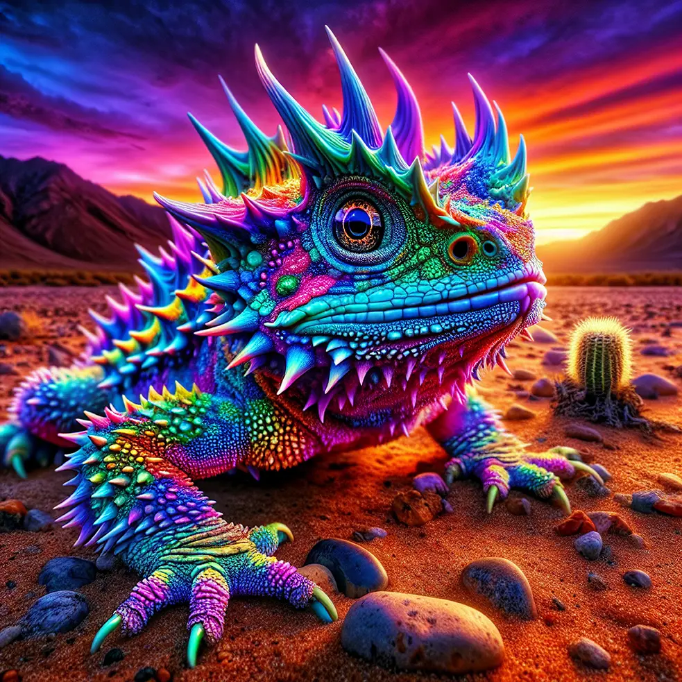 decorative image off lizard