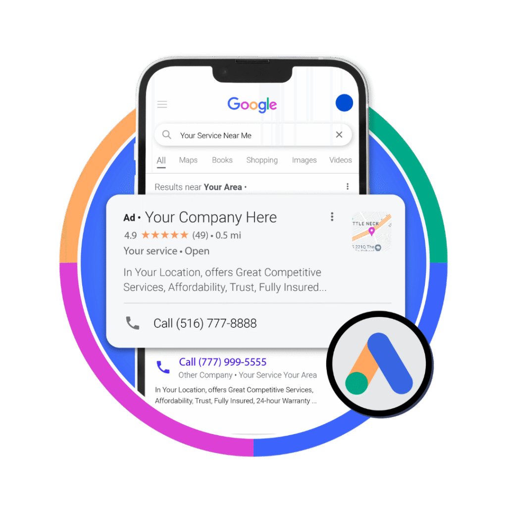 Google Your Company Here Search