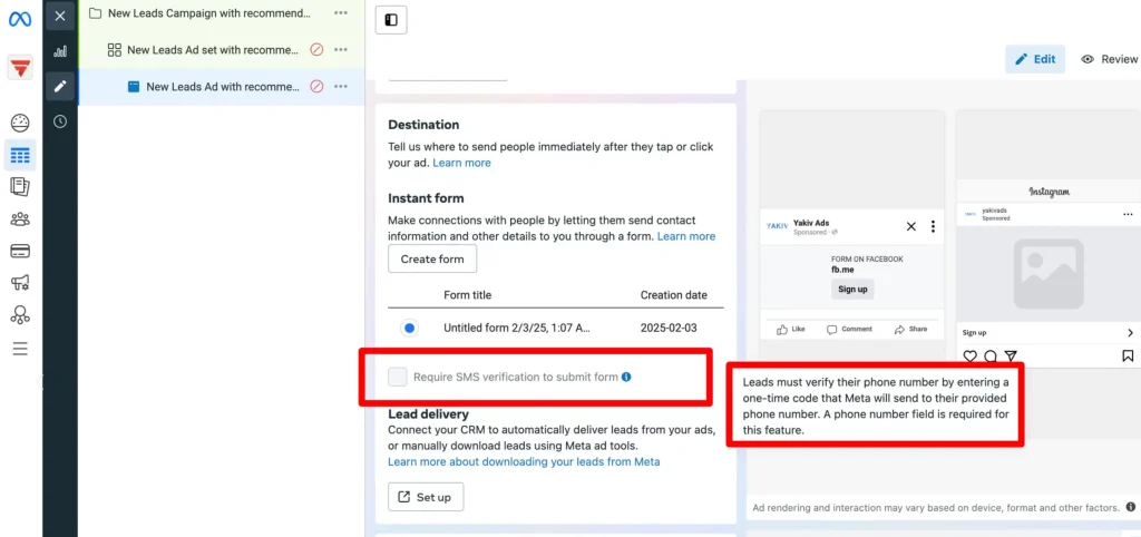 How to Get Better Quality Facebook Leads 7 facebook lead text verification