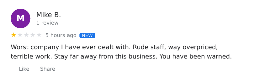 The Home Service Guide to Google Review Responses (Templates Included) 1 review fake